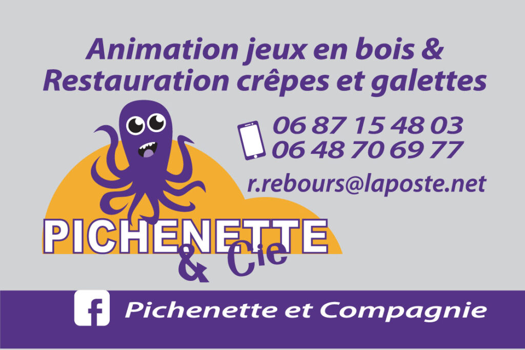 Carte de visite Pichenette et compagnie